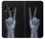 S3101 X-ray Peace Sign Fingers Etui Coque Housse pour Huawei P30 lite