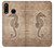S3214 Seahorse Skeleton Fossil Etui Coque Housse pour Huawei P30 lite