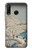 S3350 Utagawa Hiroshige Drum Bridge Yuhi Hill in Meguro Etui Coque Housse pour Huawei P30 lite