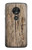 S0600 Wood Graphic Printed Etui Coque Housse pour Motorola Moto G7 Play