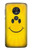 S1146 Yellow Sun Smile Etui Coque Housse pour Motorola Moto G7 Play