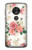 S1859 Rose Pattern Etui Coque Housse pour Motorola Moto G7 Play