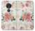 S1859 Rose Pattern Etui Coque Housse pour Motorola Moto G7 Play