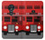 S2058 England British Double Decker Bus Etui Coque Housse pour Motorola Moto G7 Play