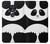S2085 Panda Minimalist Etui Coque Housse pour Motorola Moto G7 Play