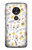 S2354 Pastel Flowers Pattern Etui Coque Housse pour Motorola Moto G7 Play