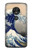 S2389 Hokusai The Great Wave off Kanagawa Etui Coque Housse pour Motorola Moto G7 Play