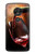 S2396 Red Wine Bottle And Glass Etui Coque Housse pour Motorola Moto G7 Play