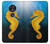 S2444 Seahorse Underwater World Etui Coque Housse pour Motorola Moto G7 Play