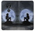 S2668 Mermaid Silhouette Moon Night Etui Coque Housse pour Motorola Moto G7 Play