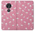 S2858 Pink Flamingo Pattern Etui Coque Housse pour Motorola Moto G7 Play