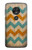 S3033 Vintage Wood Chevron Graphic Printed Etui Coque Housse pour Motorola Moto G7 Play