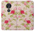 S3037 Pretty Rose Cottage Flora Etui Coque Housse pour Motorola Moto G7 Play