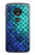 S3047 Green Mermaid Fish Scale Etui Coque Housse pour Motorola Moto G7 Play
