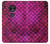 S3051 Pink Mermaid Fish Scale Etui Coque Housse pour Motorola Moto G7 Play