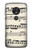 S3082 Music Sheet Etui Coque Housse pour Motorola Moto G7 Play