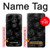 S3153 Noir Roses Etui Coque Housse pour Motorola Moto G7 Play