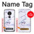 S3215 Transparente marbre rose Etui Coque Housse pour Motorola Moto G7 Play