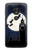 S3249 Peter Pan Fly Full Moon Night Etui Coque Housse pour Motorola Moto G7 Play