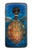 S1249 Blue Sea Turtle Etui Coque Housse pour Motorola Moto G7 Power
