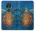 S1249 Blue Sea Turtle Etui Coque Housse pour Motorola Moto G7 Power