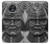 S1827 Japan Samurai Helmet Etui Coque Housse pour Motorola Moto G7 Power