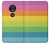 S2363 Rainbow Pattern Etui Coque Housse pour Motorola Moto G7 Power