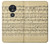 S2504 Vintage Music Sheet Etui Coque Housse pour Motorola Moto G7 Power