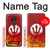 S2803 Feu Rouge Diable Lance Symbole Etui Coque Housse pour Motorola Moto G7 Power