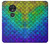 S2930 Mermaid Fish Scale Etui Coque Housse pour Motorola Moto G7 Power