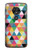S3049 Triangles Vibrant Colors Etui Coque Housse pour Motorola Moto G7 Power