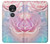 S3050 Vintage Pastel Flowers Etui Coque Housse pour Motorola Moto G7 Power