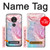 S3050 Pastel Fleurs millésimé Etui Coque Housse pour Motorola Moto G7 Power