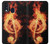 S0493 Music Note Burn Etui Coque Housse pour Samsung Galaxy A40