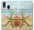 S1117 Starfish on the Beach Etui Coque Housse pour Samsung Galaxy A40