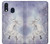 S1134 White Horse Unicorn Etui Coque Housse pour Samsung Galaxy A40