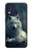 S1516 White Wolf Etui Coque Housse pour Samsung Galaxy A40