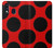 S1829 Ladybugs Dot Pattern Etui Coque Housse pour Samsung Galaxy A40