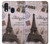 S2211 Paris Postcard Eiffel Tower Etui Coque Housse pour Samsung Galaxy A40