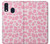 S2213 Pink Leopard Pattern Etui Coque Housse pour Samsung Galaxy A40