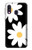 S2315 Daisy White Flowers Etui Coque Housse pour Samsung Galaxy A40