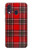 S2374 Tartan Red Pattern Etui Coque Housse pour Samsung Galaxy A40