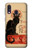 S2739 Chat Noir Black Cat Vintage Etui Coque Housse pour Samsung Galaxy A40