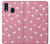 S2858 Pink Flamingo Pattern Etui Coque Housse pour Samsung Galaxy A40