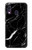 S2895 Black Marble Graphic Printed Etui Coque Housse pour Samsung Galaxy A40