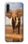 S0310 African Elephant Etui Coque Housse pour Samsung Galaxy A50