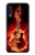 S0415 Fire Guitar Burn Etui Coque Housse pour Samsung Galaxy A50