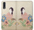 S0889 Japan Art Kimono Etui Coque Housse pour Samsung Galaxy A50