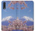 S1060 Mount Fuji Sakura Cherry Blossom Etui Coque Housse pour Samsung Galaxy A50