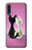 S1832 Love Cat Etui Coque Housse pour Samsung Galaxy A50